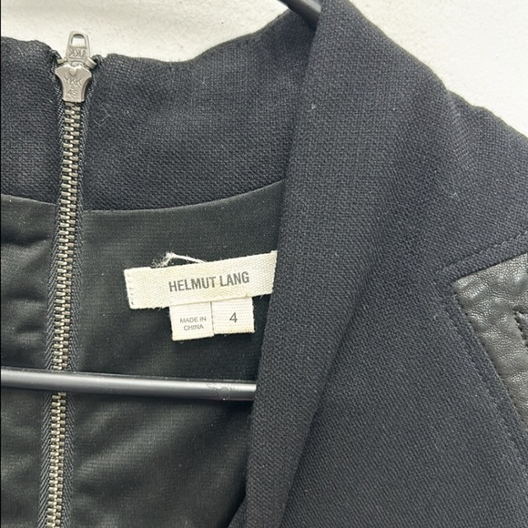 Helmut Lang blistered leather black dress - Picture 4 of 5